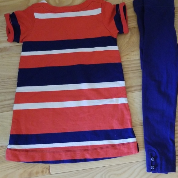 girls gymporee dress and matching leggings - Picture 4 of 5